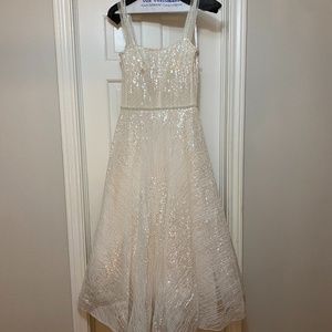 Bronx and Banco mademoiselle bridal midi dress